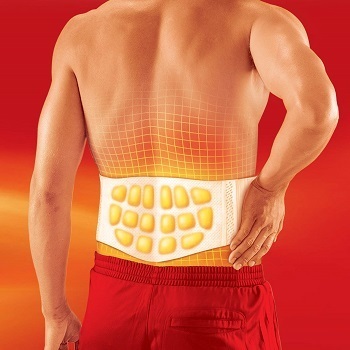 portable heating wrap for back pain