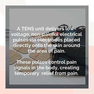 how does a wireless tens unit work for back pain