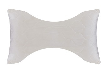 contoured side sleeper pillow filled with wool