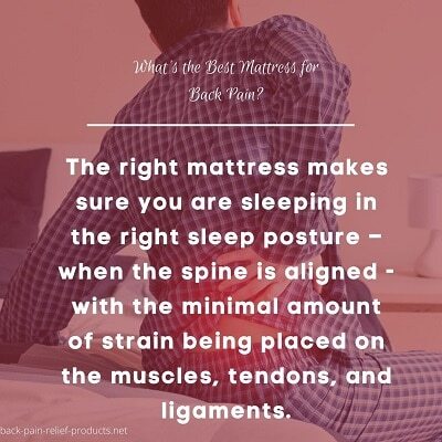 signs your mattress is causing back pain