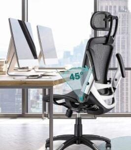 flip up arms on mesh office chair to save space