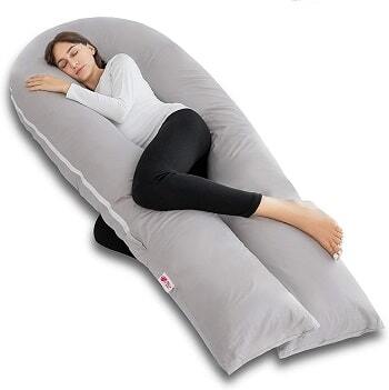 meiz 65-inch full body pregnancy pillow