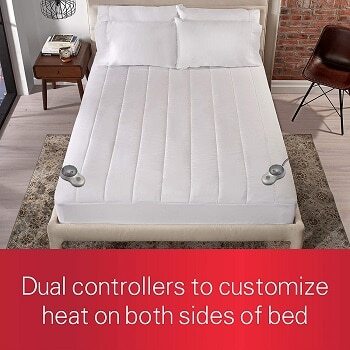 the largest heated mattress pad