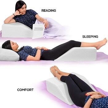 under knee pillow for sleeping on back