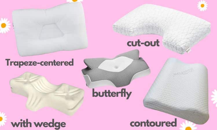 cervical pillow shapes and ypes
