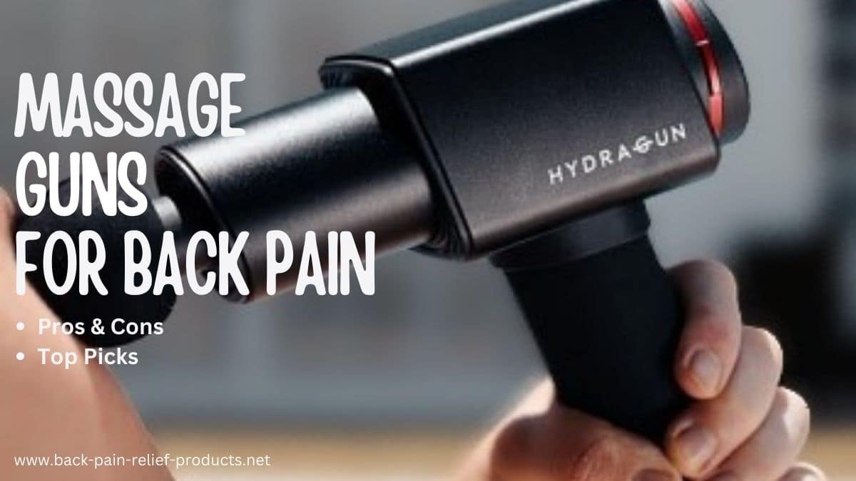 best massage guns for back pain pros and cons