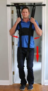 spinal decompression harness for pinched nerves