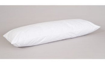 Pillowtex White Goose Feather Body Pillow - Best Firm extra long body pillow 72-inch 100% cotton cover