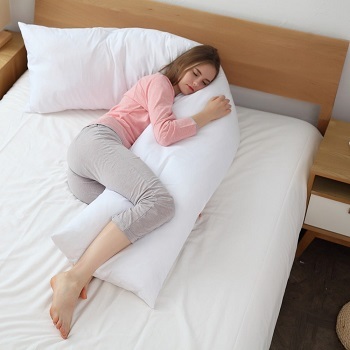 Cheer Collections 100-inch (over 8-foot long) down alternative body pillow