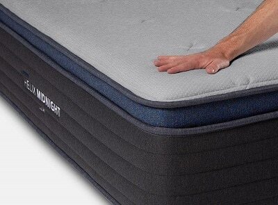 Helix Midnight Lux Hybrid Mattress - best for all sleep positions