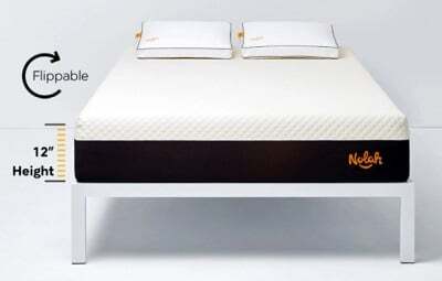 best hybrid mattress for side sleepers with back pain - Nolah Signature 12 Hybrid Mattress - double sided