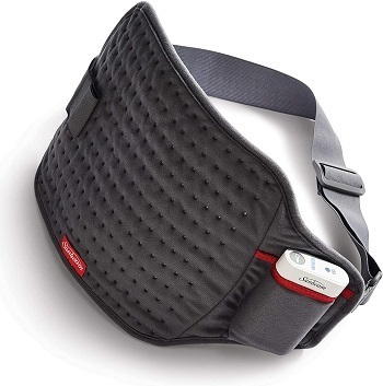 battery operated heating pad - Sunbeam GoHeat - trusted brand, with a 4-hour battery