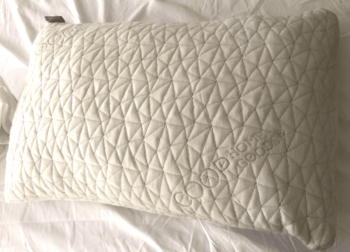 coop home goods memory foam pillow - orthopedic side sleeper pillow