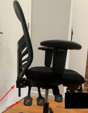 modway articulate ergonomic office chair - One-touch height adjustment and a lock system