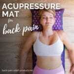 acupressure mat for backpain relief
