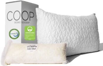 coop home goods side sleeper pillow for neck pain prevention