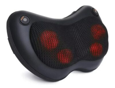 naipo shiatsu neck back massage pillow - optimal ergonomic design, with 4 massage nodes