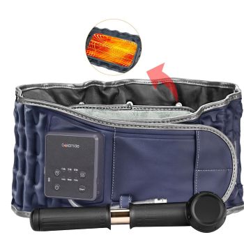 inflatable heated back decompression belt