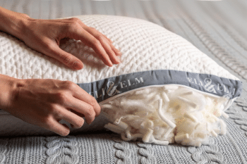 adjustable filling in the eli & elm side sleeper pillow