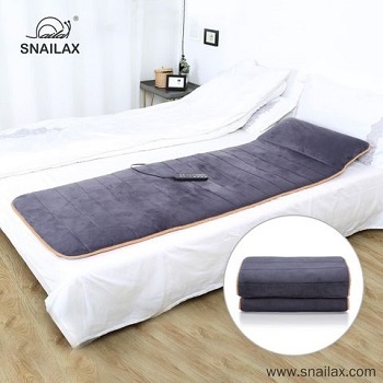 best electric massage mat with heat snailax massage mat