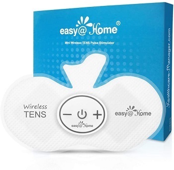 easy home cordless tens ems device with 20 levels and output strength up to 60mA