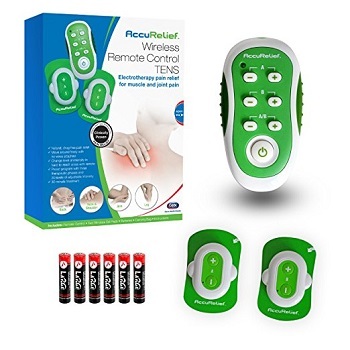 wireless TENS unit with remote - AccuRelief Wireless TENS Unit - good budget pick - Output strength: up to 70mA