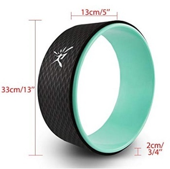 risefit dharma yoga wheel - supports up to 1043 lbs. - chirp wheel alternative