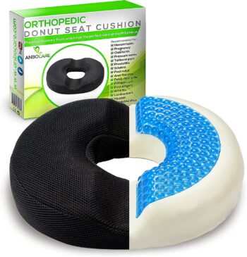 gel infused orthopedic donut pillow