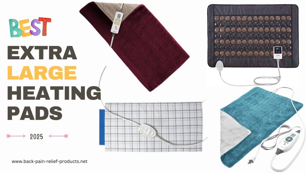 best extra large heating pads for back pain