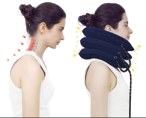 inflatable neck traction on amazon