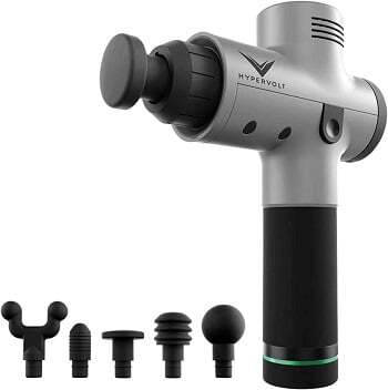 hyperice hypervolt massage gun for sciatica - best for muscle stiffness - 1800 to 3200 strokes per minute, 1.8 lbs.