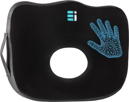 Ergonomic Innovations Orthopedic Donut Pillow medium density memory foam seat cushion for tailbone pain