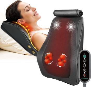 snailax shiatsu massage pillow 