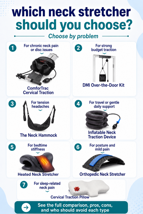 how to choose a neck stretcher / neck traction home device