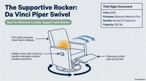da vinci piper swivel review infographic