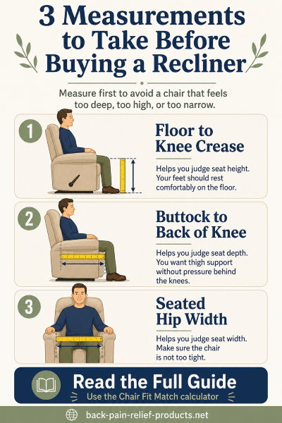 hw to choose a back pain recliner for the living room
