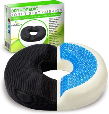 gelk infused orthopedic donut pillow