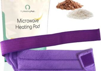 moist microwaveable heating pad for cramps